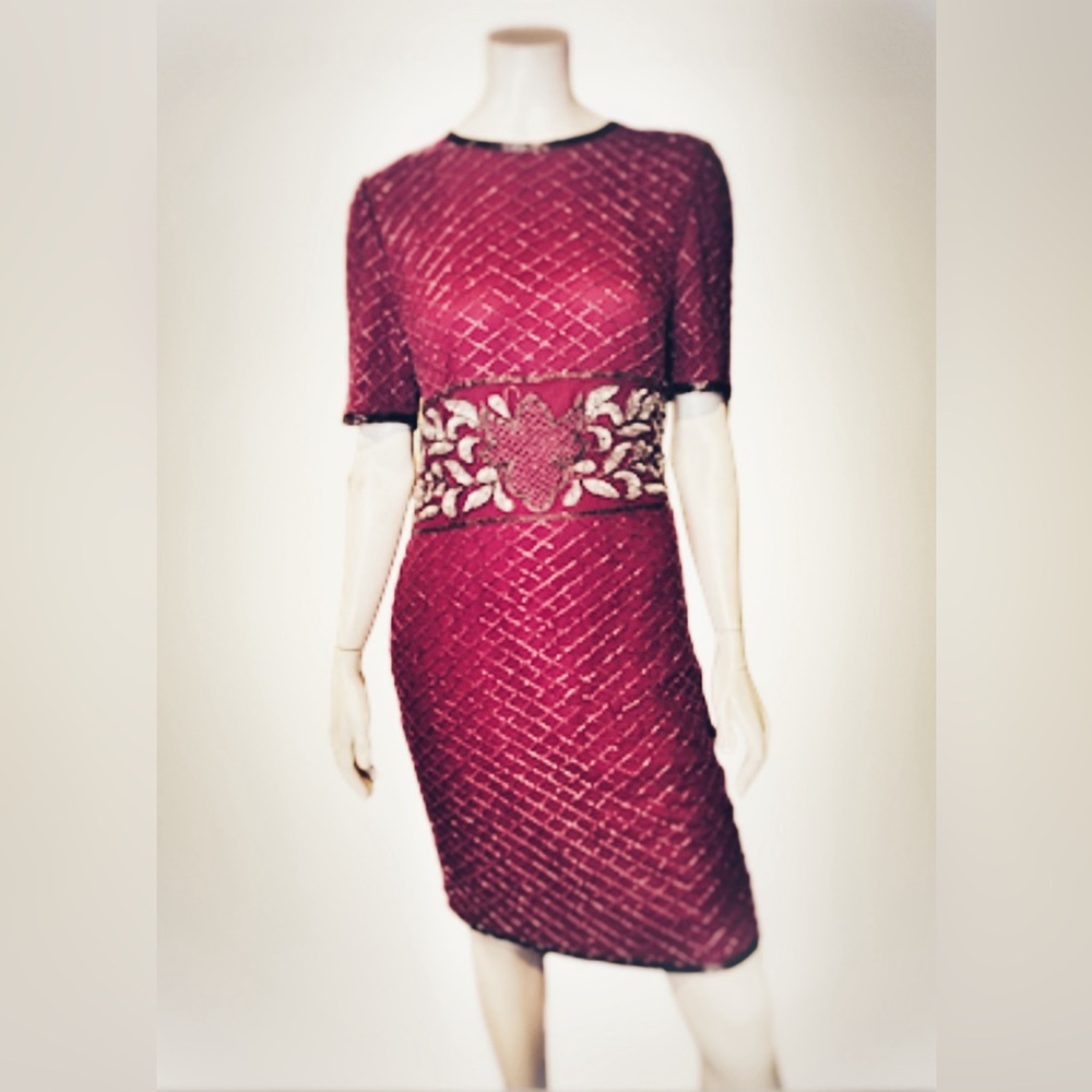 Steamy beaded silk dress